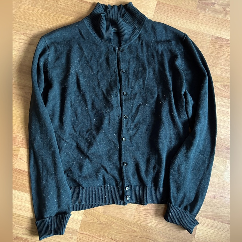 Vintage Bridgetown Collection Black Cardigan Sweater